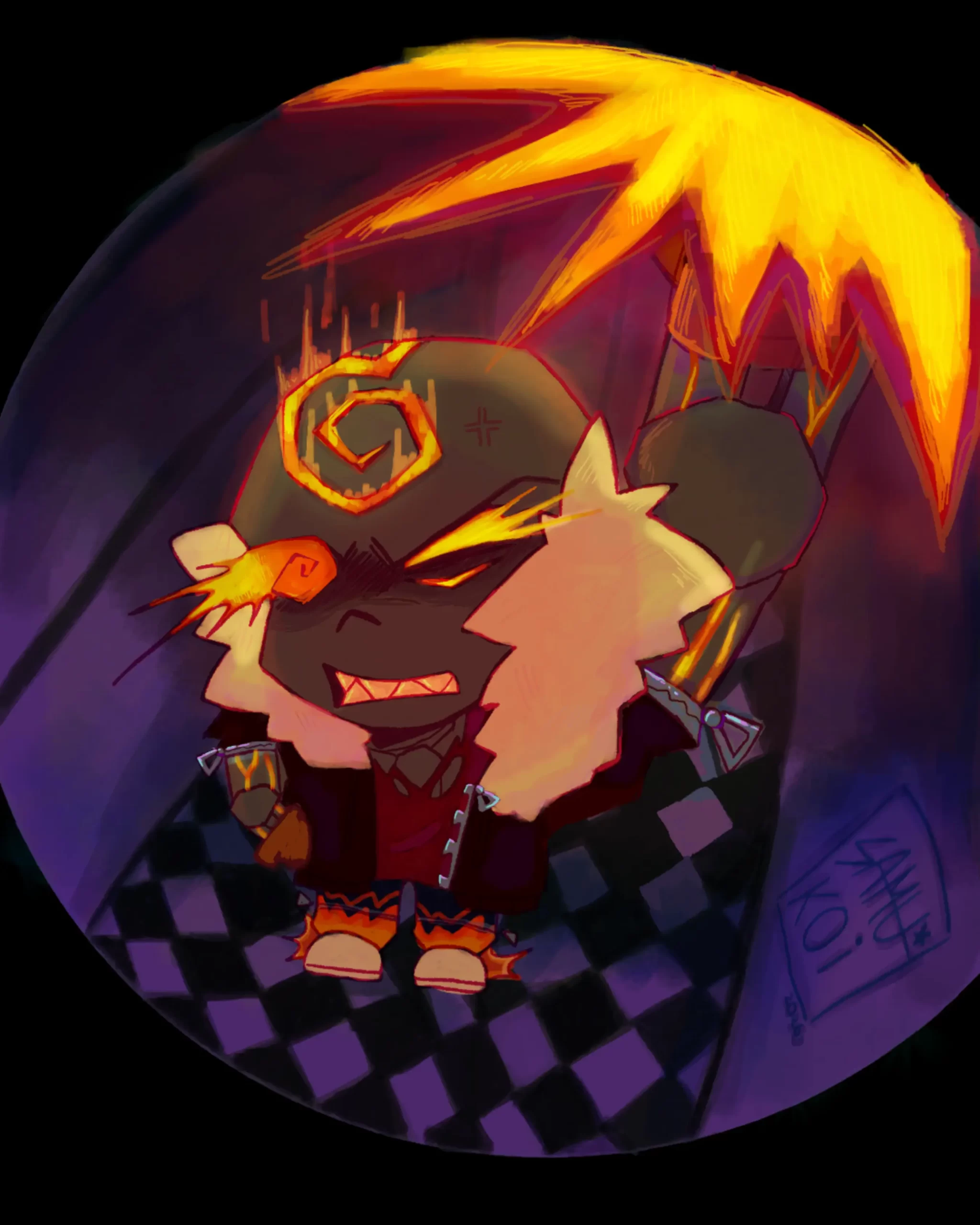 Rage sans art design